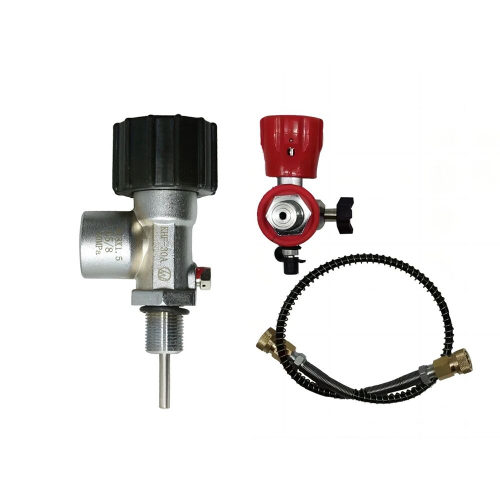 Acecare PCP Air Tank Fill Valve 4500 psi 300bar Valve for Paintball Tank